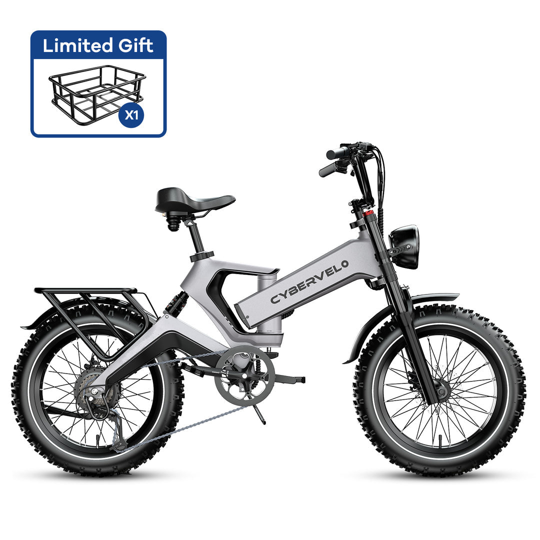 EK6 Adult Folding Electric Bike, Free Shipping! (Buy now and get two batteries free)