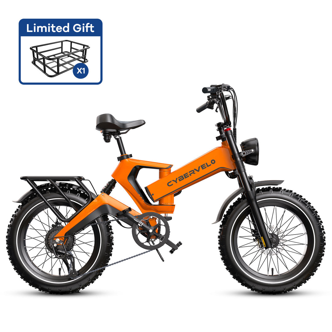 EK6 Adult Folding Electric Bike, Free Shipping! (Buy now and get two batteries free)
