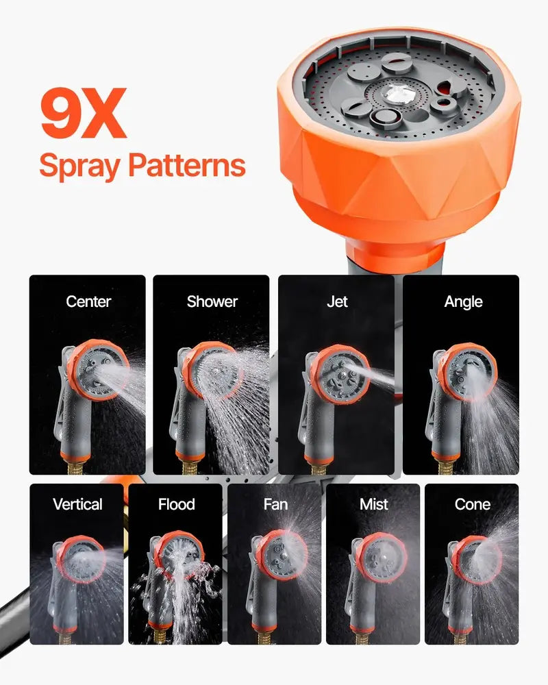 Retractable garden hose reel