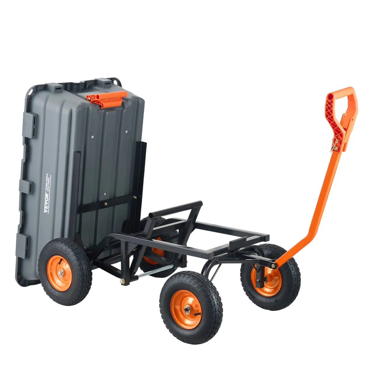 Polyethylene garden dump cart