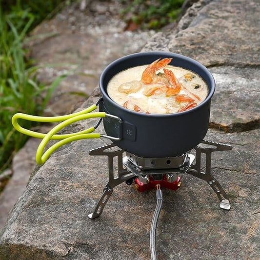 Camping Gas Burner – 5800W, Piezo Ignition, Windproof
