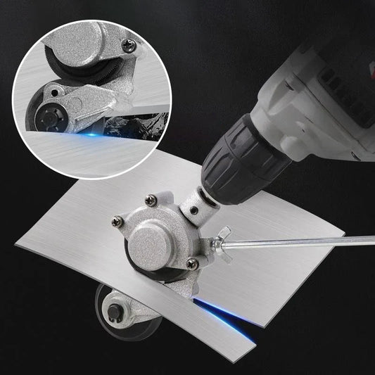 ✨ Electric Drill Sheet Metal Cutter - 3-in-1 Tool for Steel, Aluminum