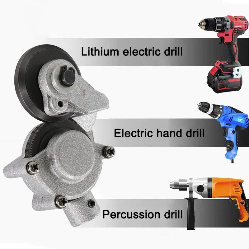 ✨ Electric Drill Sheet Metal Cutter - 3-in-1 Tool for Steel, Aluminum