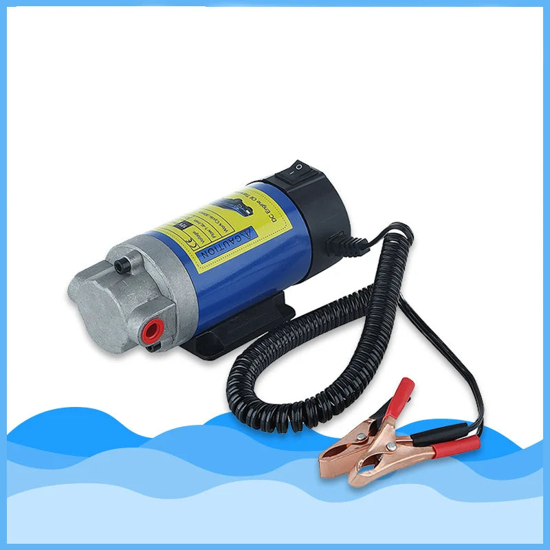 ⛽ Portable Oil Transfer Pump – Pure Copper Motor, Durable Build & Compact Design – For Engine Oil & Fluids 🚗
