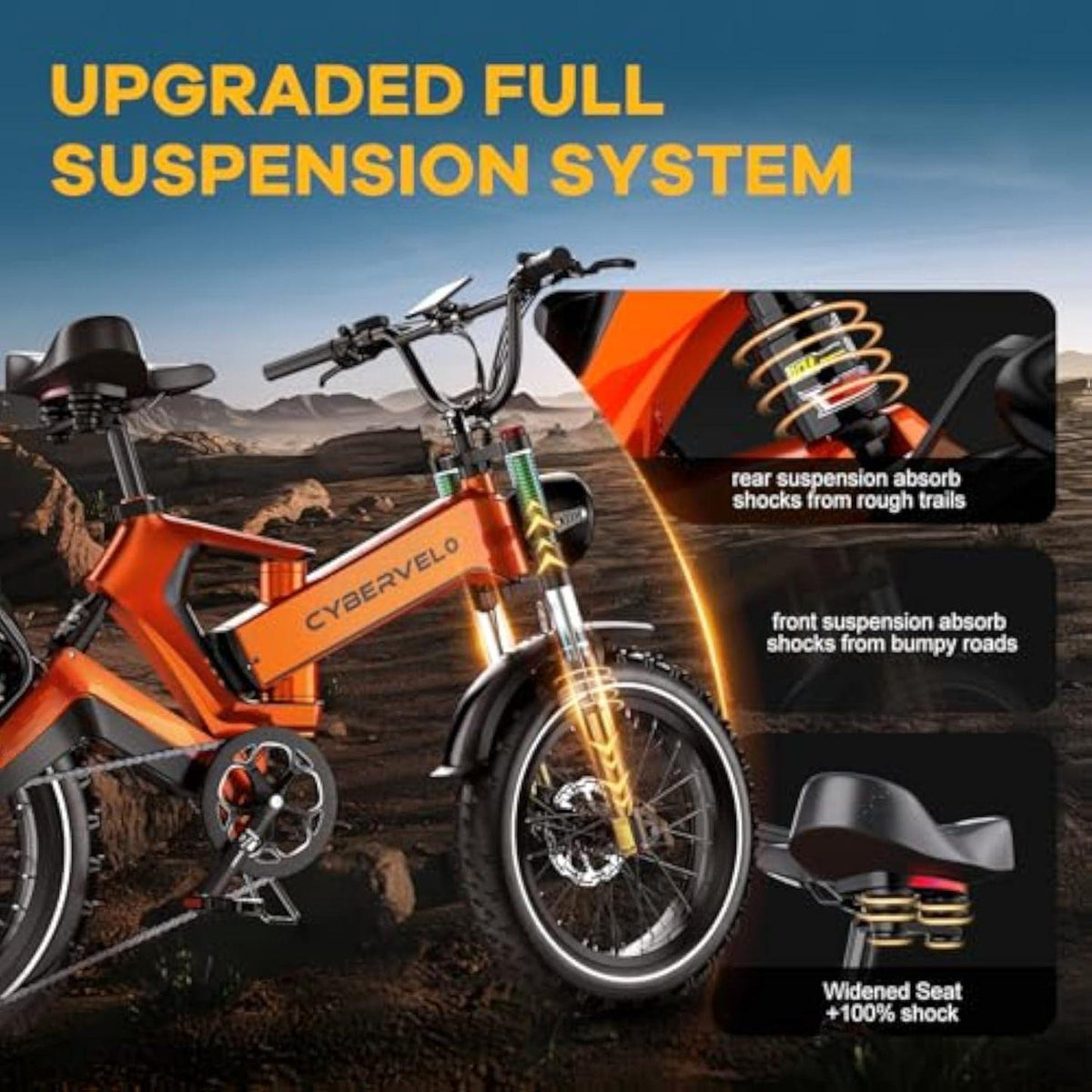 EK6 Adult Folding Electric Bike, Free Shipping! (Buy now and get two batteries free)