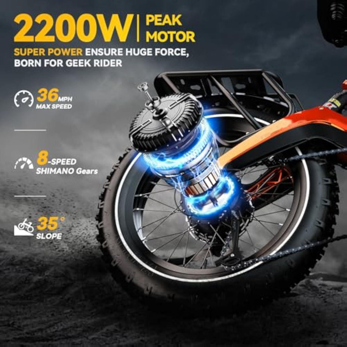 EK6 Adult Folding Electric Bike, Free Shipping! (Buy now and get two batteries free)