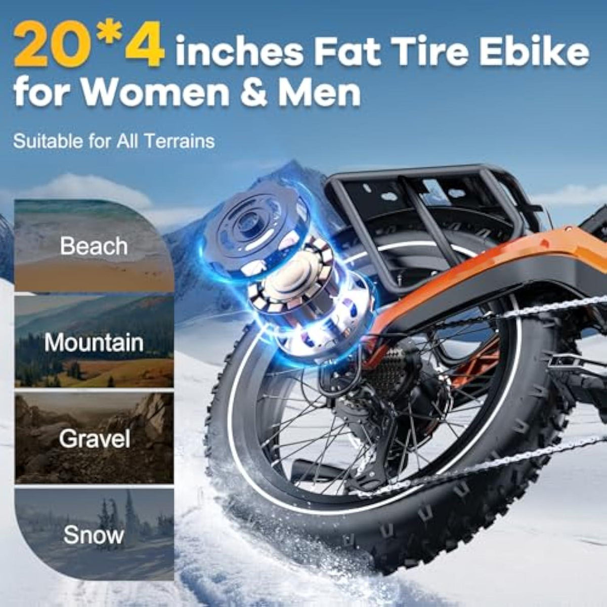 EK6 Adult Folding Electric Bike, Free Shipping! (Buy now and get two batteries free)